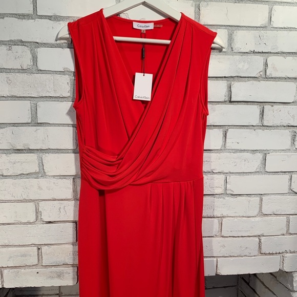 Calvin Klein Dresses & Skirts - NWT Calvin Klein red sleeveless dress Calvin Klein Dresses & Skirts - NWT Calvin Klein red sleeveless dress